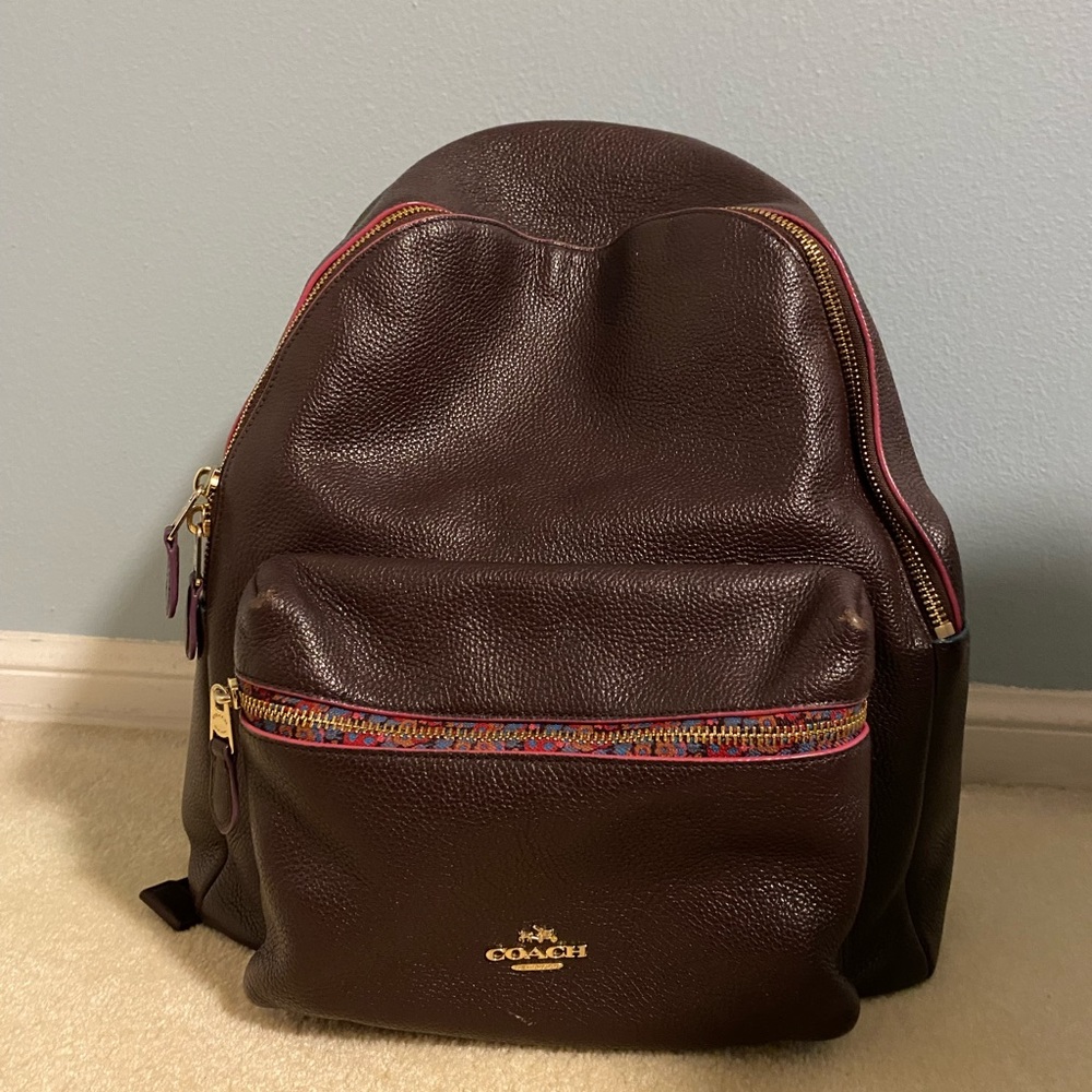 Coach backpack ox blood